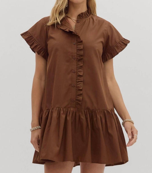 Entro - Hazel Ruffle Mini Dress