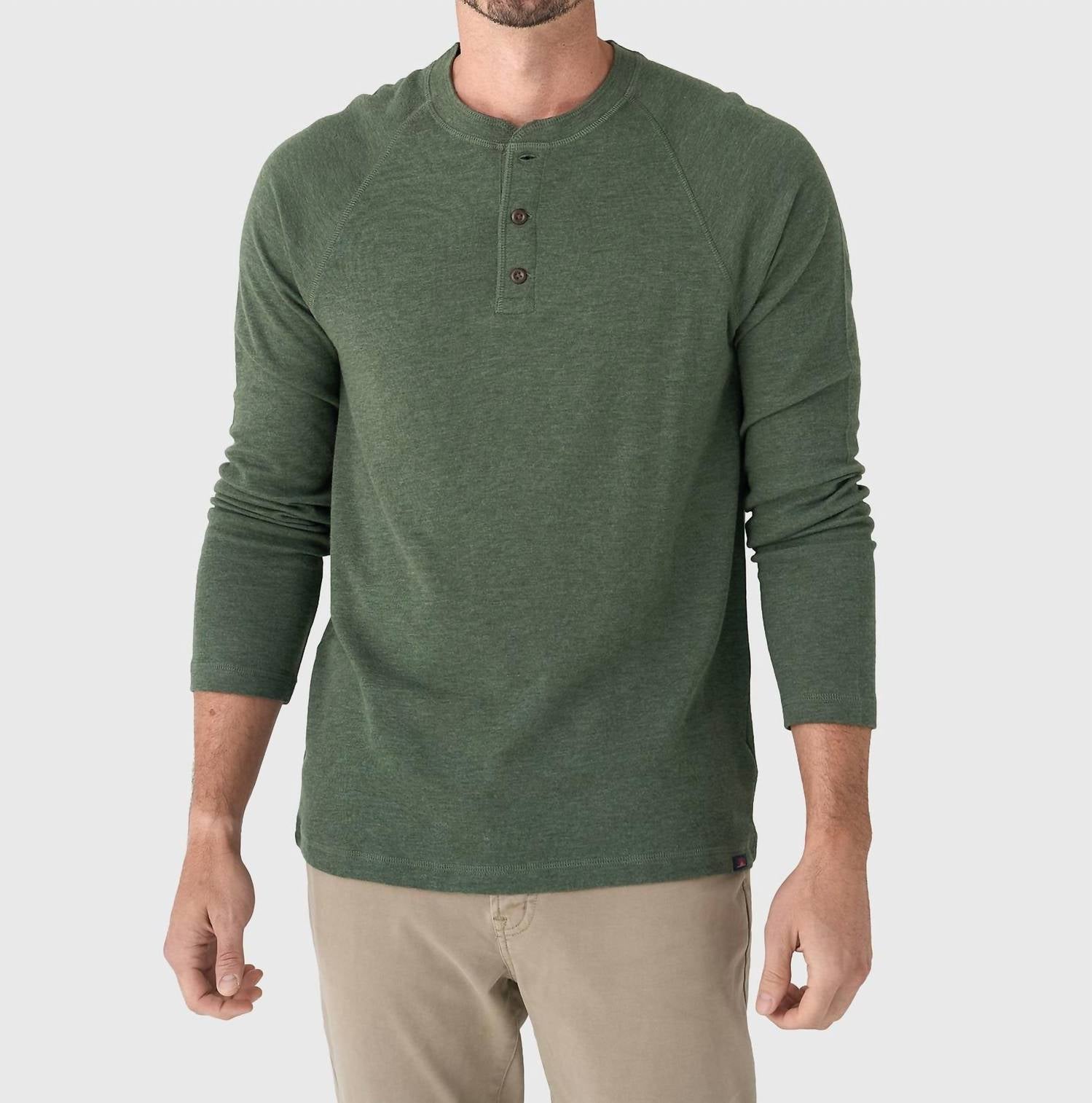 Faherty - Long-sleeve Cloud Henley Tee