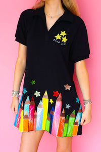 Brianna Cannon - School Days Colored Pencil Mini Dress