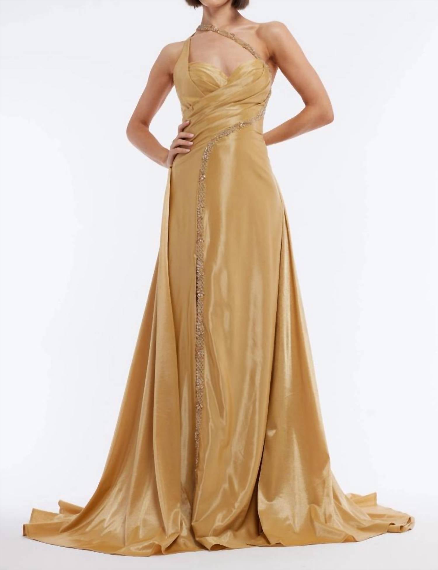 Vienna Prom - One Shoulder A-line Prom Gown