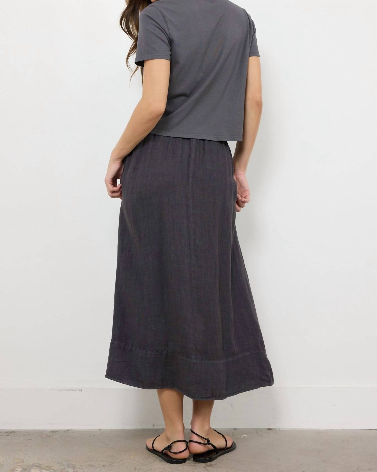 LAmade DAMIEN BOXY TEE in moonberry - women's t-shirt - detail view