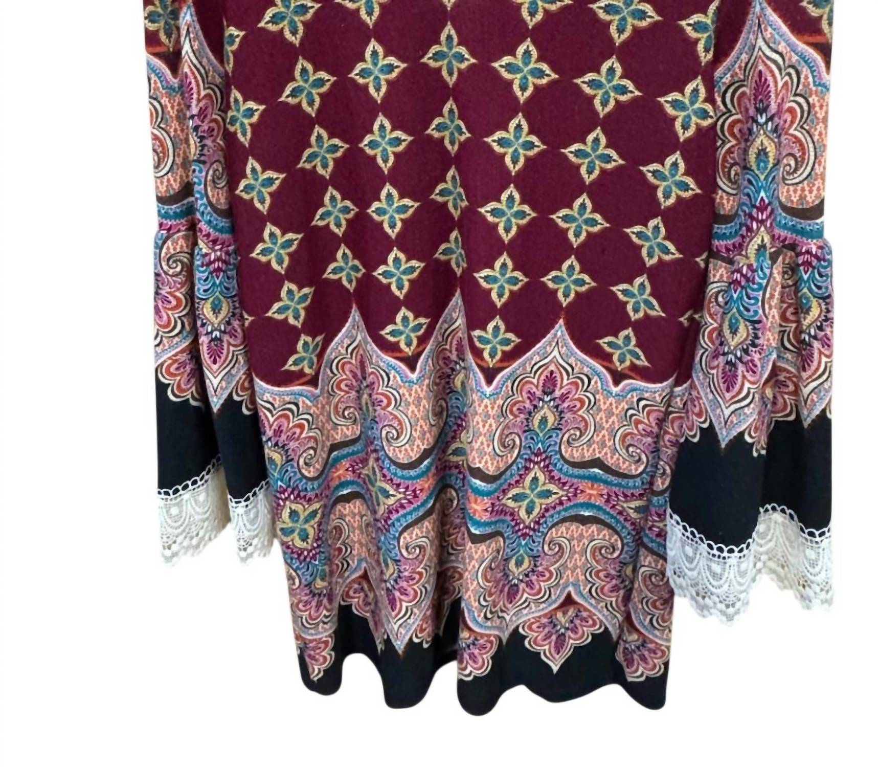 Pixi + Ivy - Women's Long Sleeve Floral Dress
