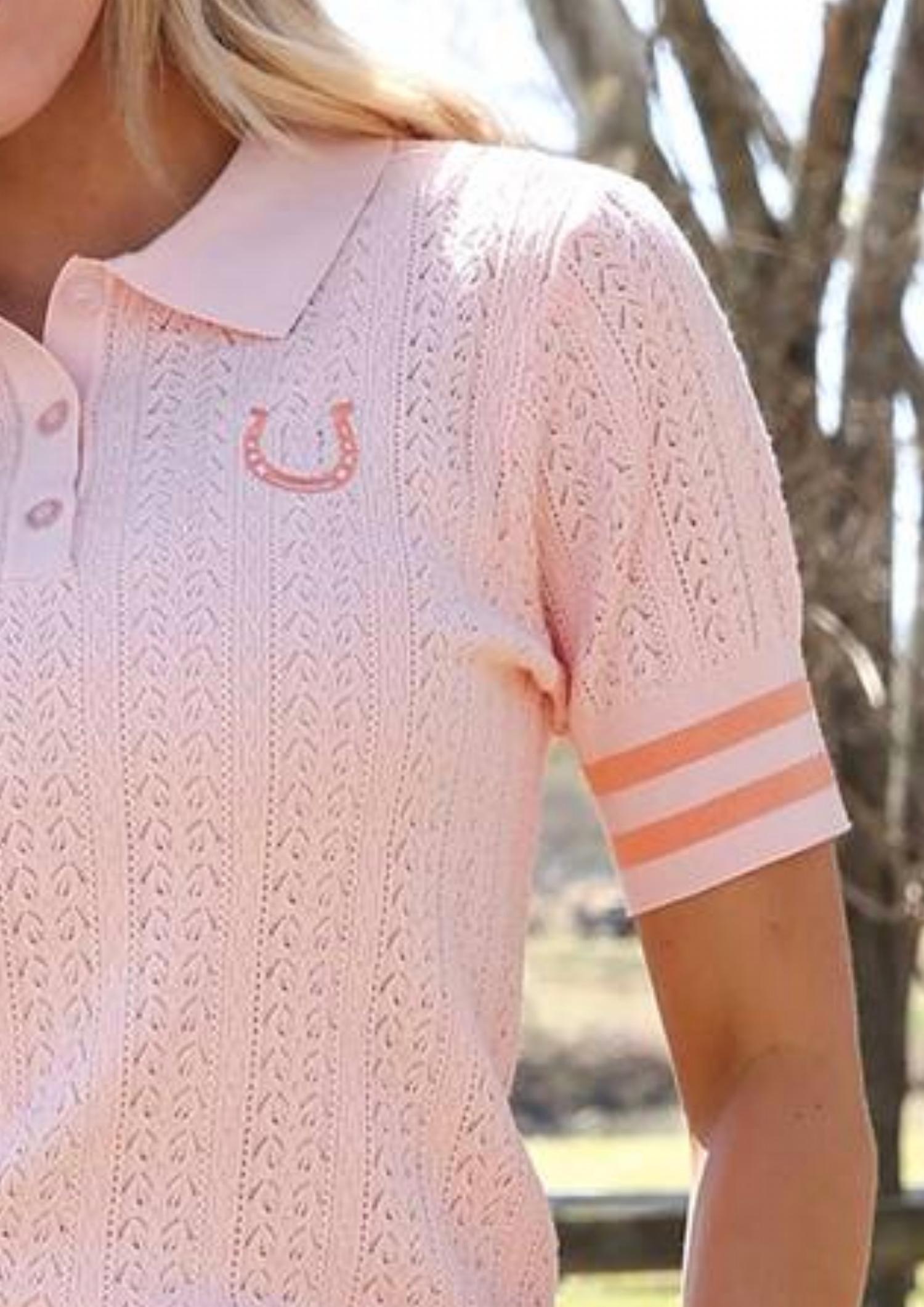 Cinch - Horseshoe polo Top