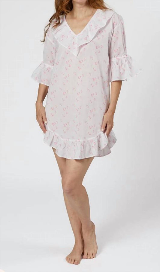 Lenora - Lily Cotton Poet Nightshirt