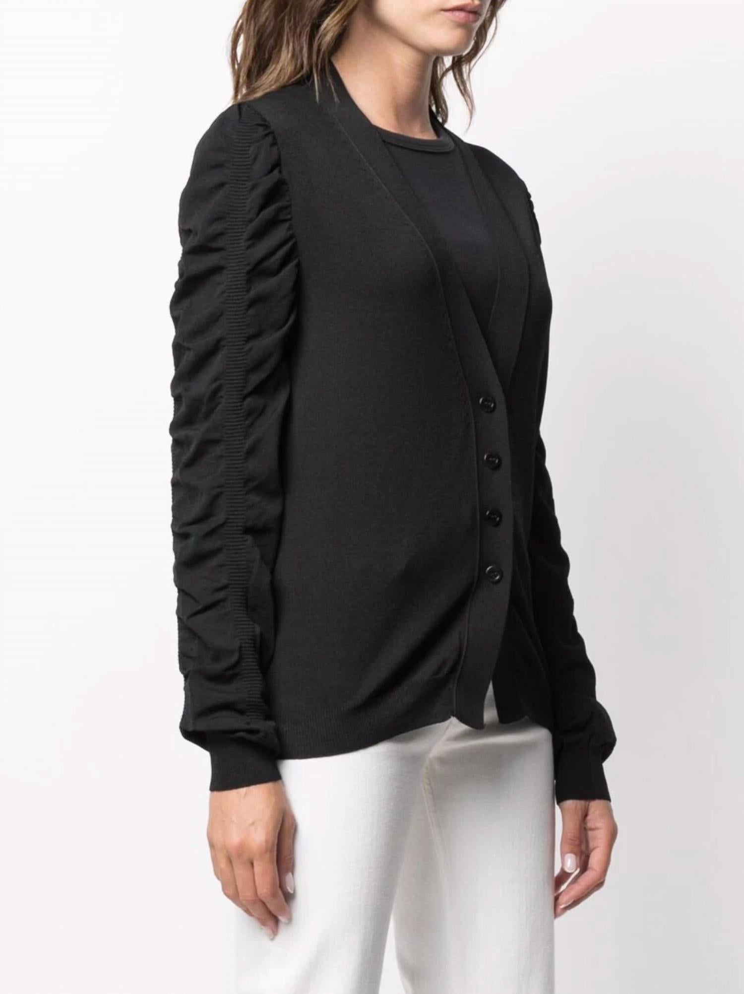 Nude - GATHERED-DETAIL CARDIGAN