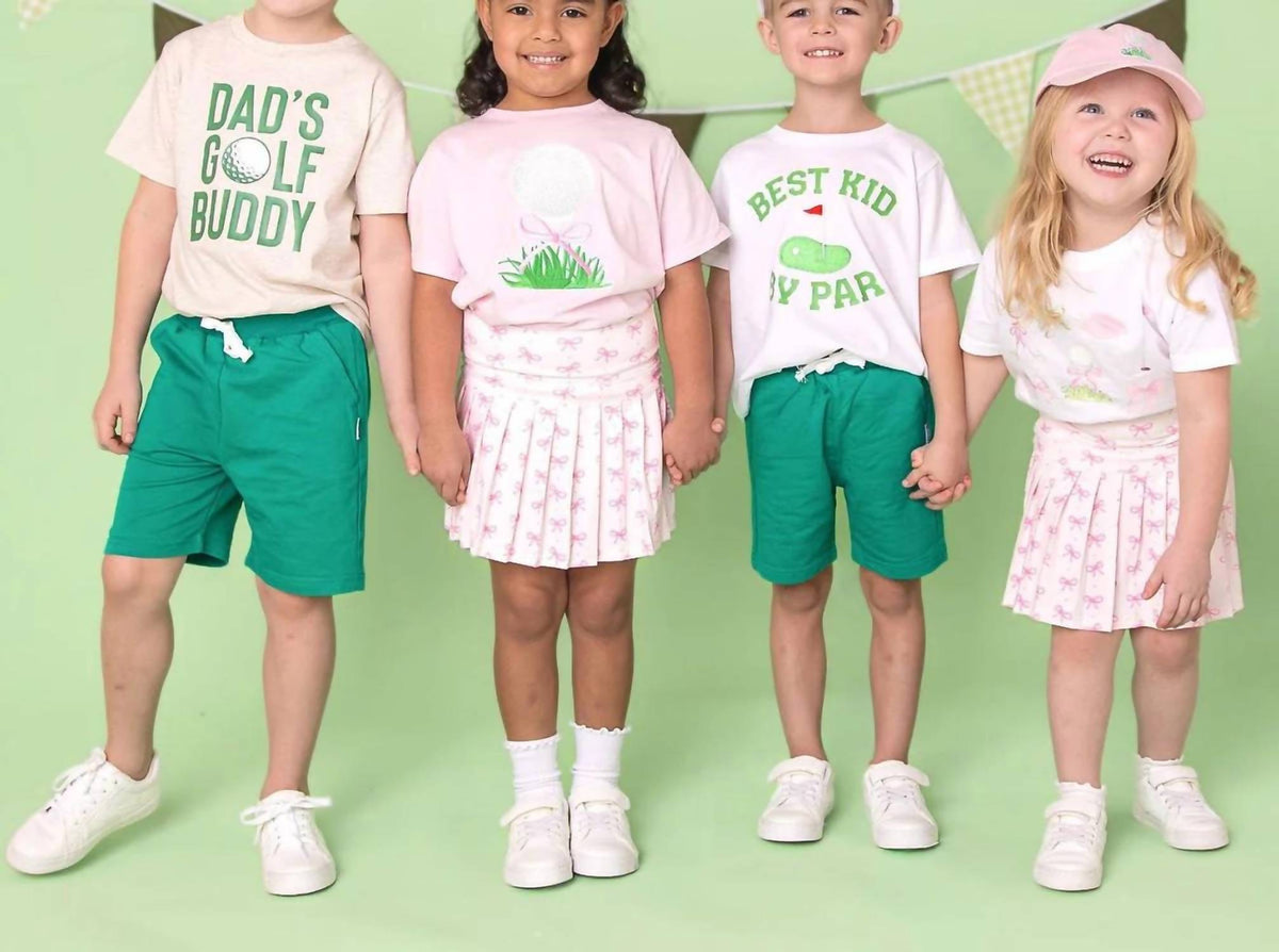Sweet Wink - Golf Bow Patch Short Sleeve T-shirt