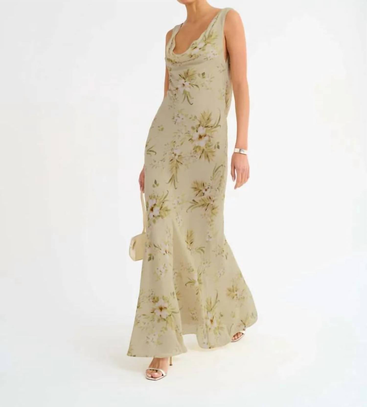 Rumored - Hollywood Cowl Neck Gown