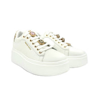 Renato Garini - Women's Bedazzled Laces Sneaker