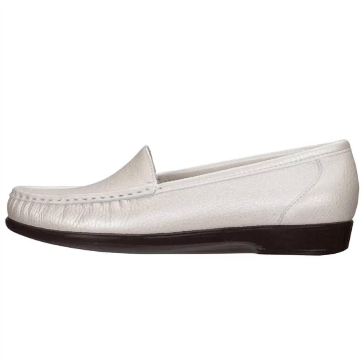 SAS Women's Simplify Slip On Shoes in pearl bone - women's flats - alternate view