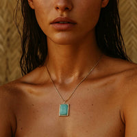 Ellie Vail - Women's Winnie Amazonite Pendant Necklace