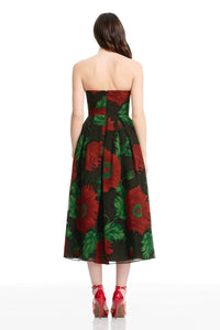 Dress The Population - Maisy Strapless Midi Dress