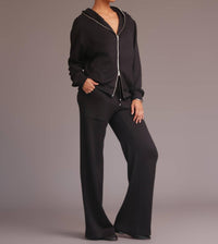 HEROINE SPORT Double Knit Plush Pants in black - women's pants - view 5