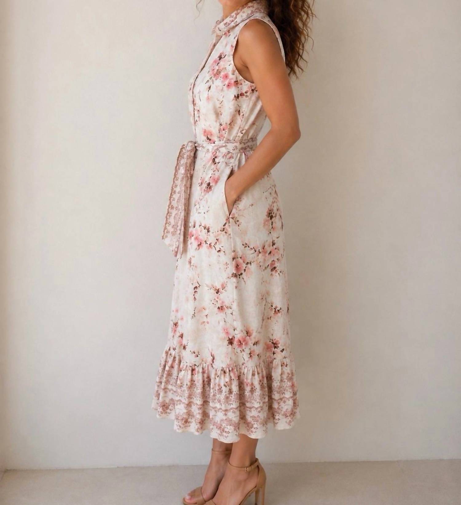 Elie Tahari - Floral Print Dress