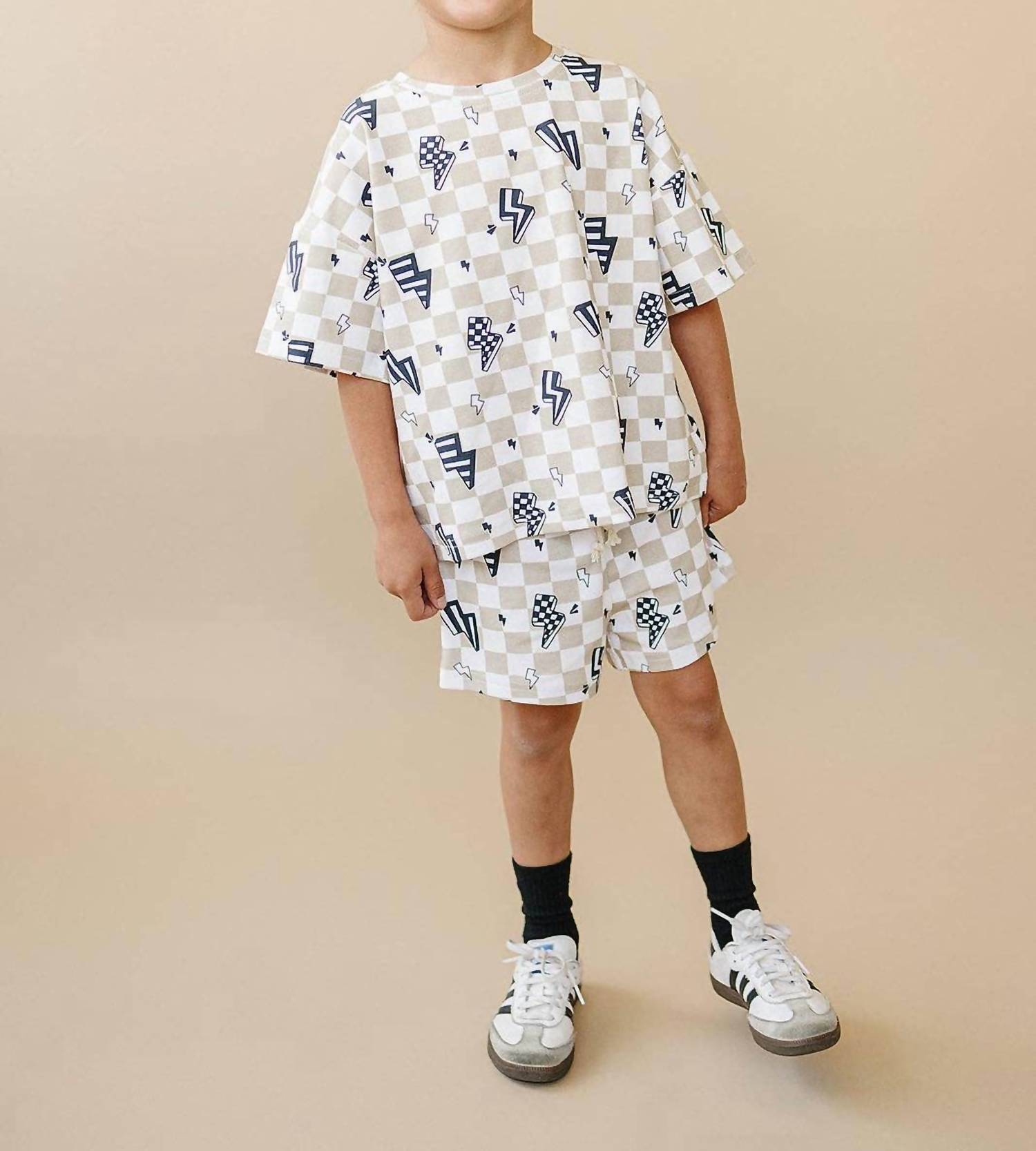 Lucky Panda Kids - Kids Retro Short Set