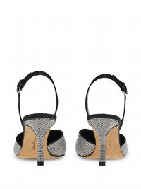 Salvatore Ferragamo - Women's Crystal Embellished Slingback Pumps