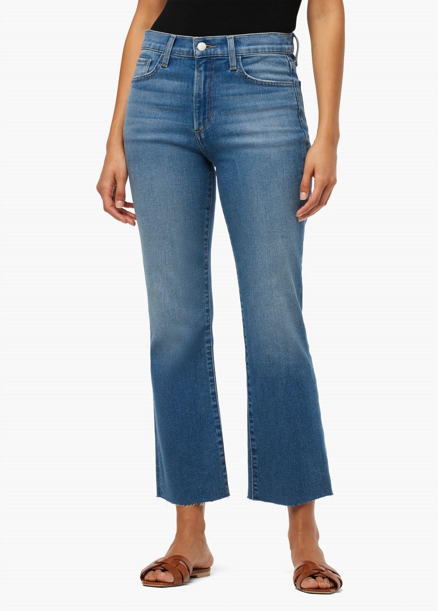 Joe's Jeans Callie Crop Bootcut Jeans in glimpse - women's jeans