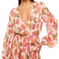 Misa Los Angeles - Caria Faux-wrap Mini Dress