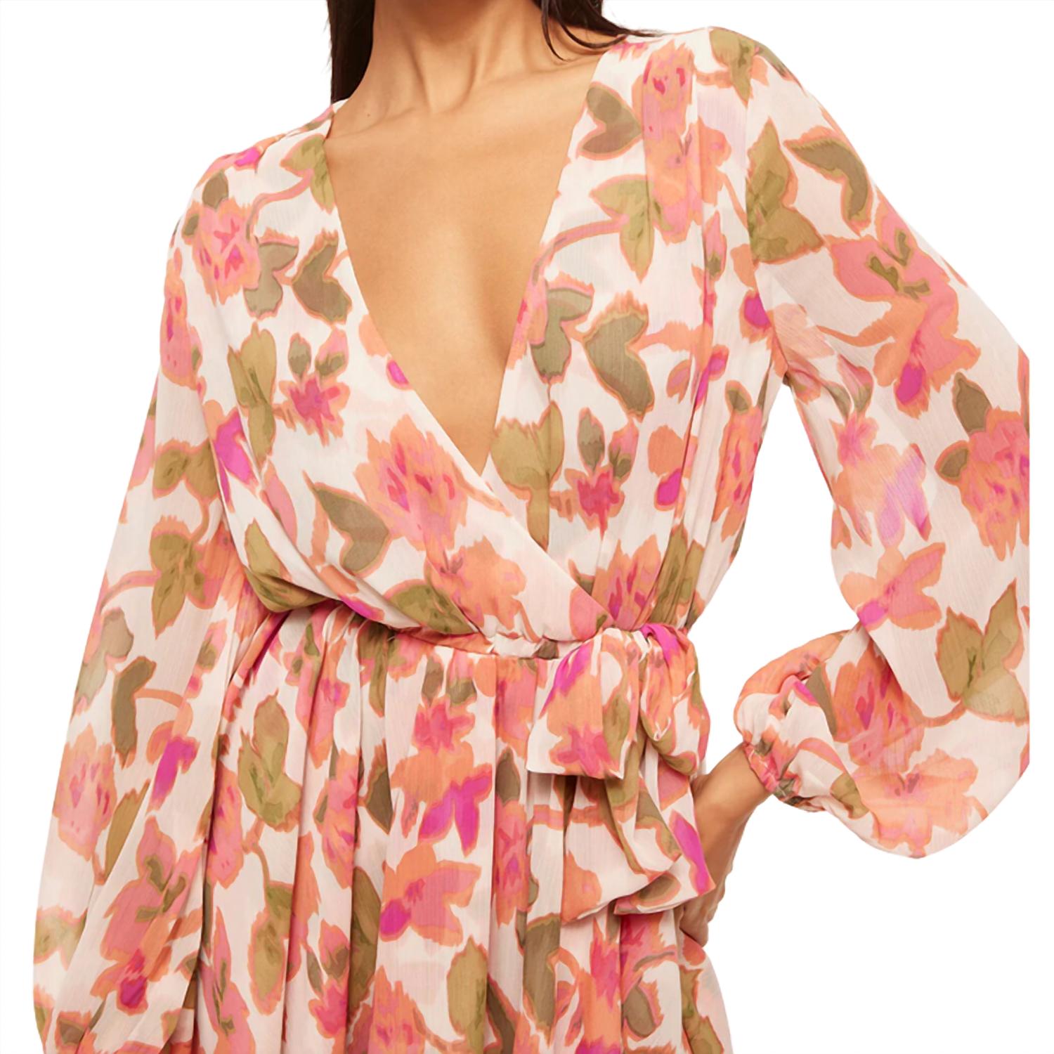 Misa Los Angeles - Caria Faux-wrap Mini Dress