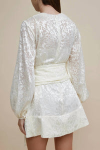 Cream Burling Dress