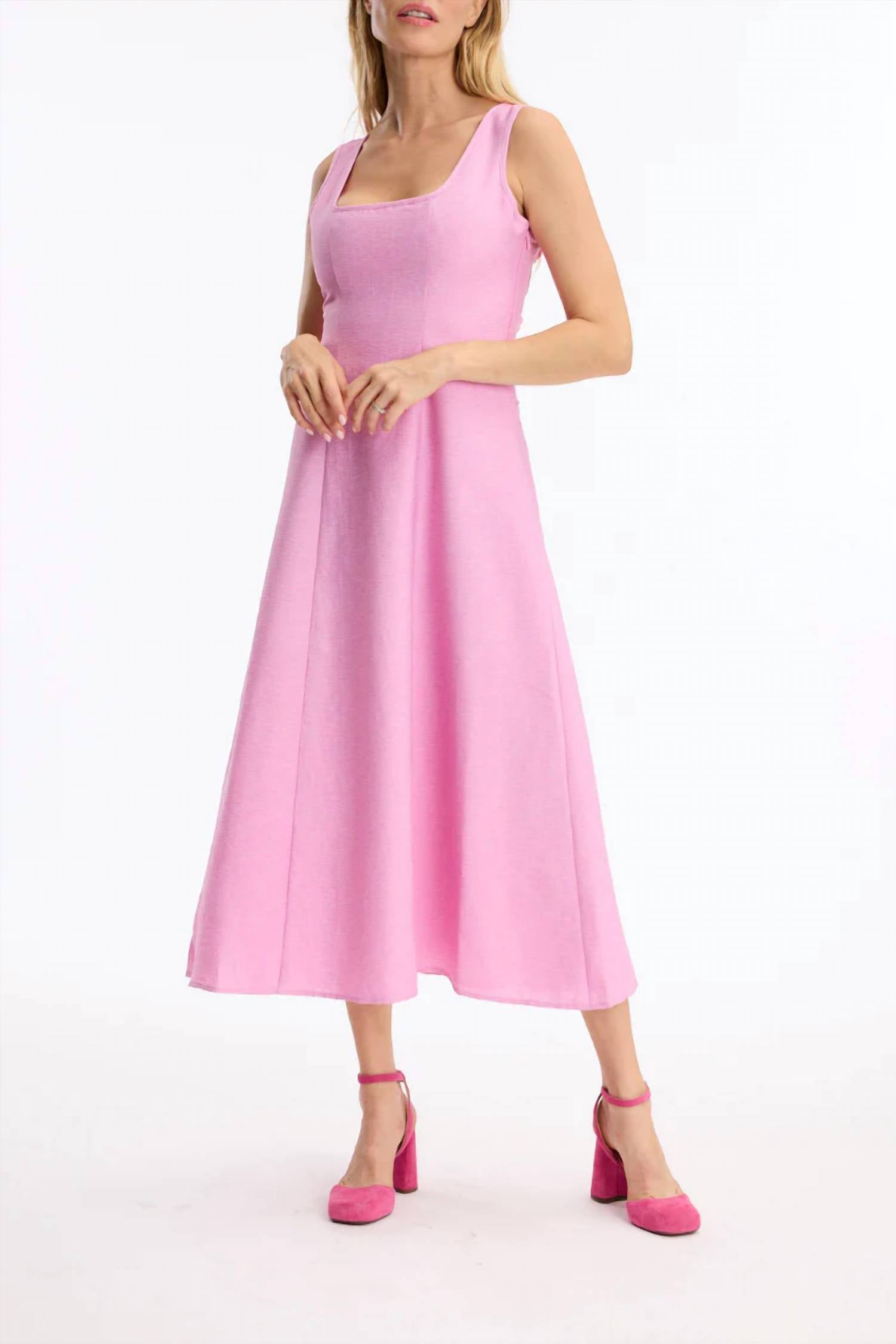 Leo & Ugo - Nina Open Back Midi Dress