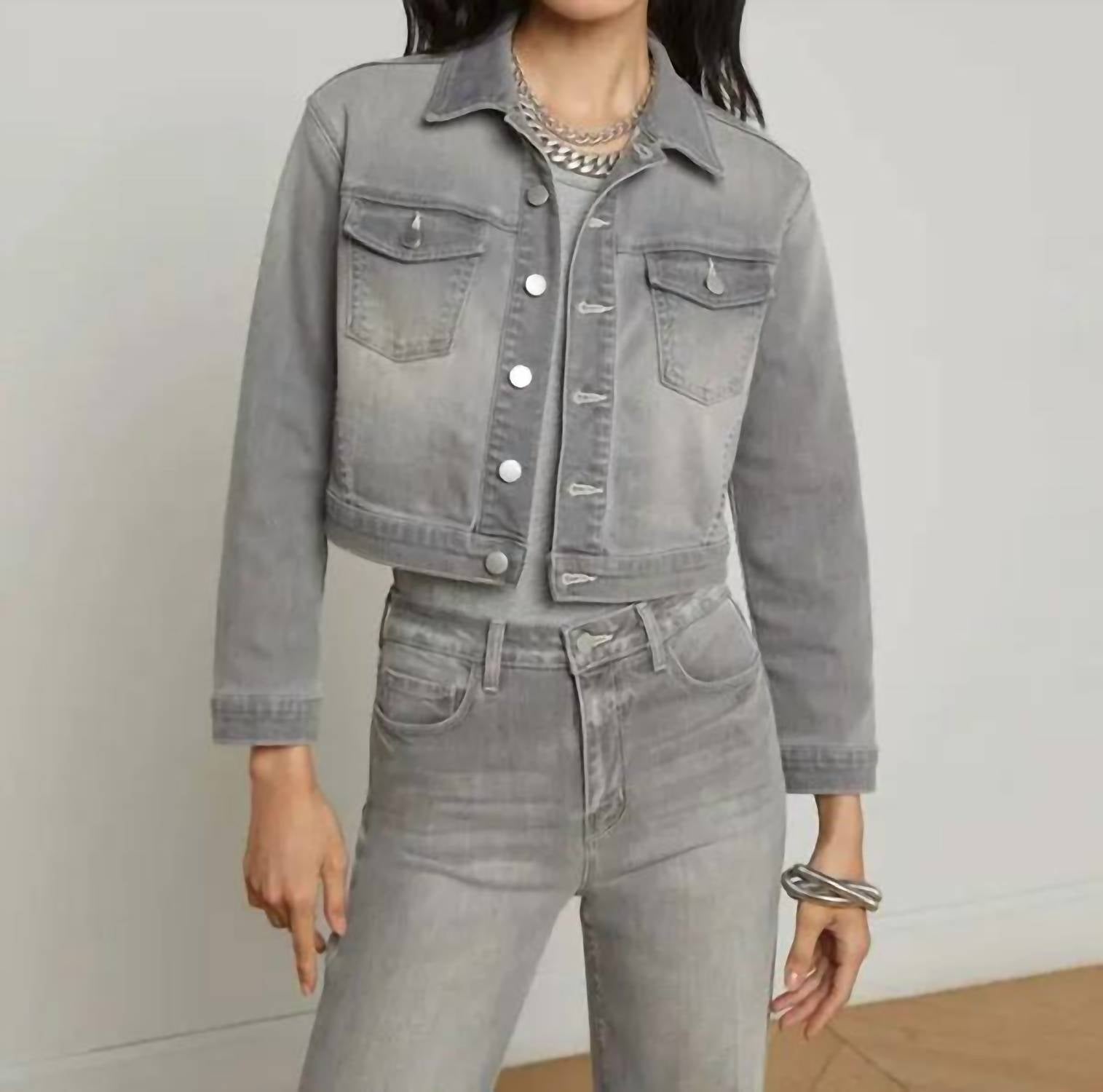 L'Agence - Koda Cropped Jacket
