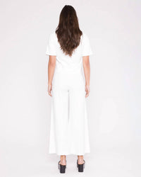 Ripley Rader - CROPPED PONTE KNIT WIDE LEG PANT