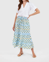 Livro - Market Tiered Body Maxi Skirt