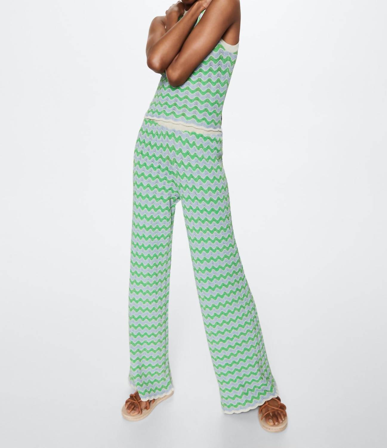 Why Dress - Wavy Pants Set