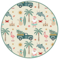 Emerson And Friends - Coastal Christmas Bamboo Convertible Baby Pajama