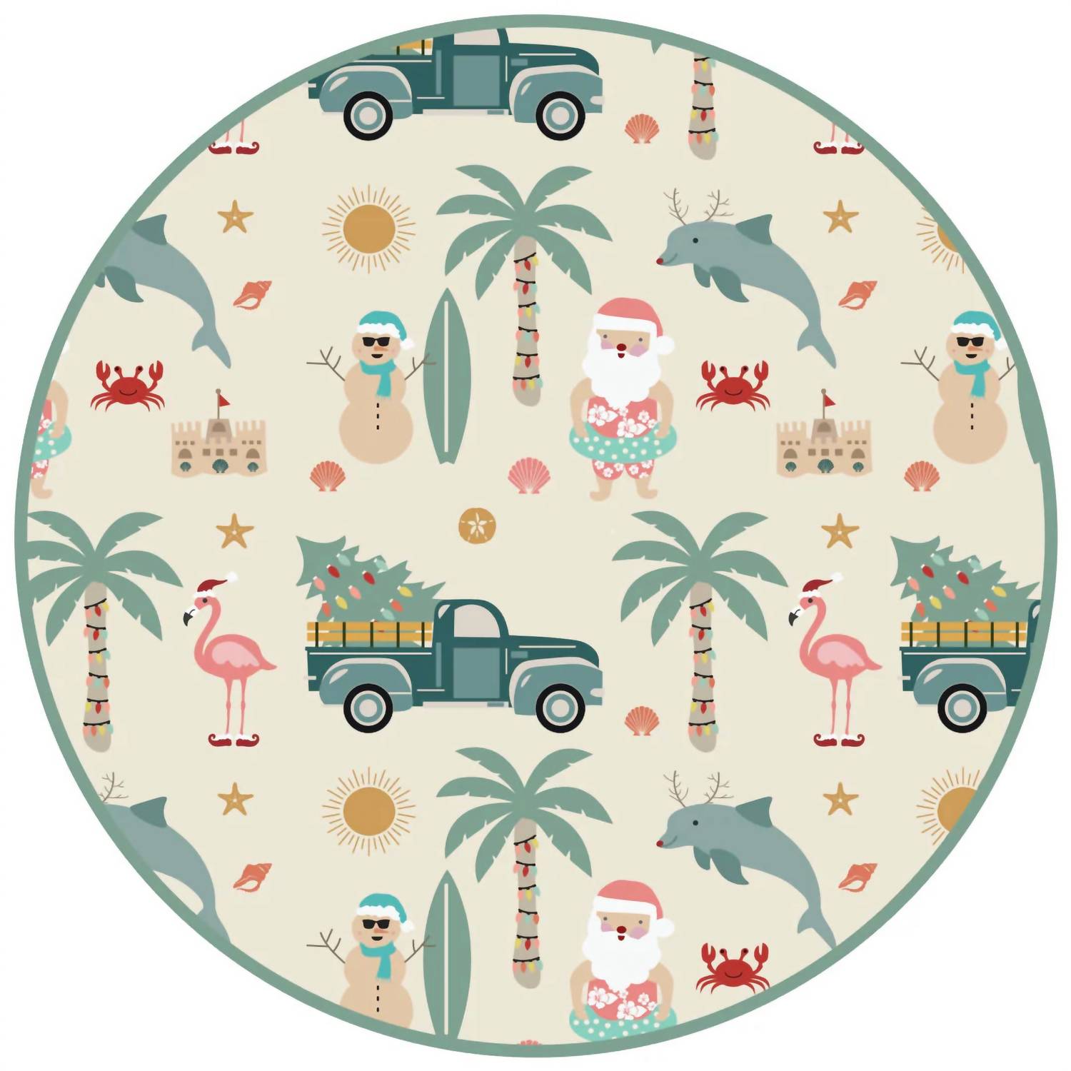 Emerson And Friends - Coastal Christmas Bamboo Convertible Baby Pajama