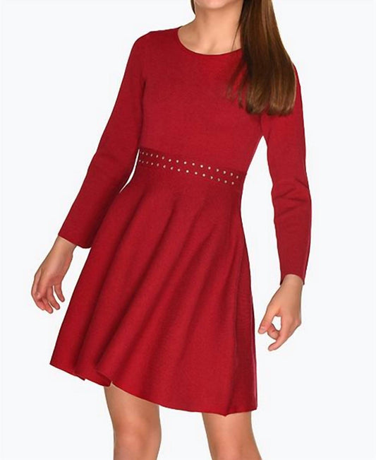Mayoral - Long Sleeve Sweater Dress