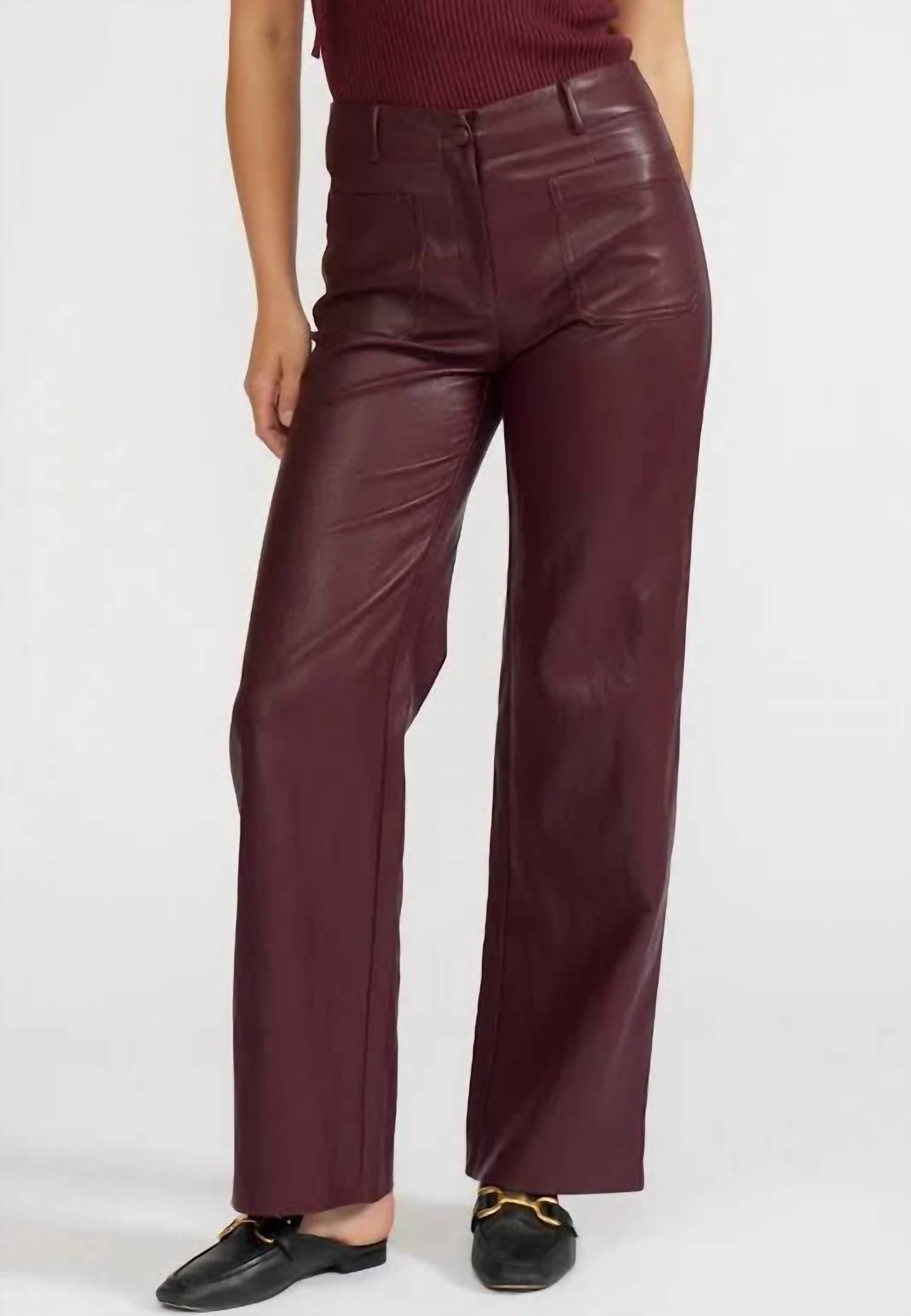 Lucy Paris - Reeve Faux Leather Pant