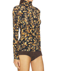 Ulla Johnson - Aurelia Jersey Long Sleeve Turtleneck Top