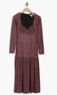 Hutch - Chase Long Sleeve Midi Tiered Dress