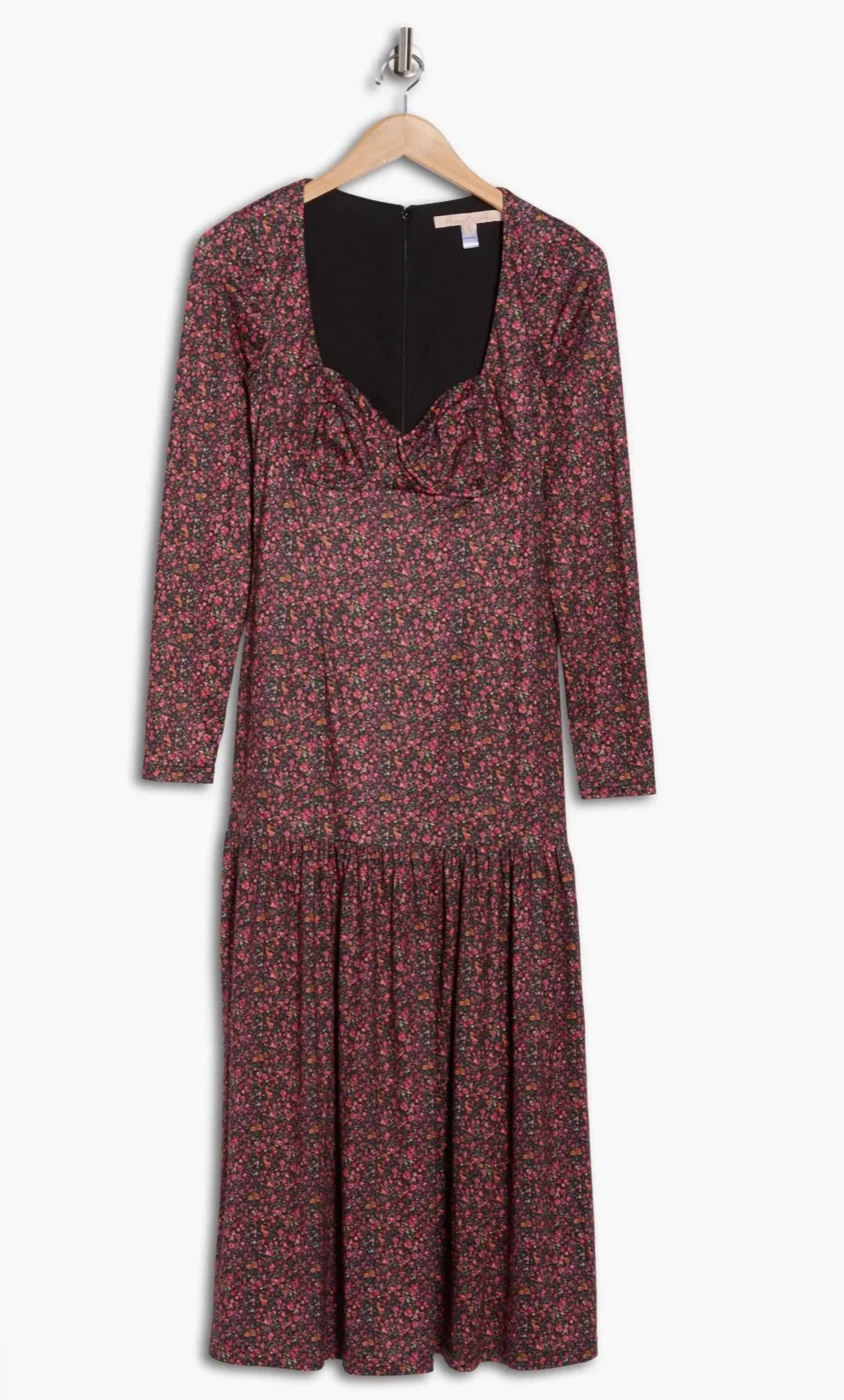 Hutch - Chase Long Sleeve Midi Tiered Dress