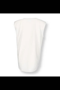 Balmain - Women's Cotton Sleeveless Logo Tank T-shirt