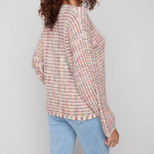 Charlie B - Novelty Yarn Crochet Sweater