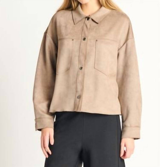 Black Tape - Vegan Suede Jacket