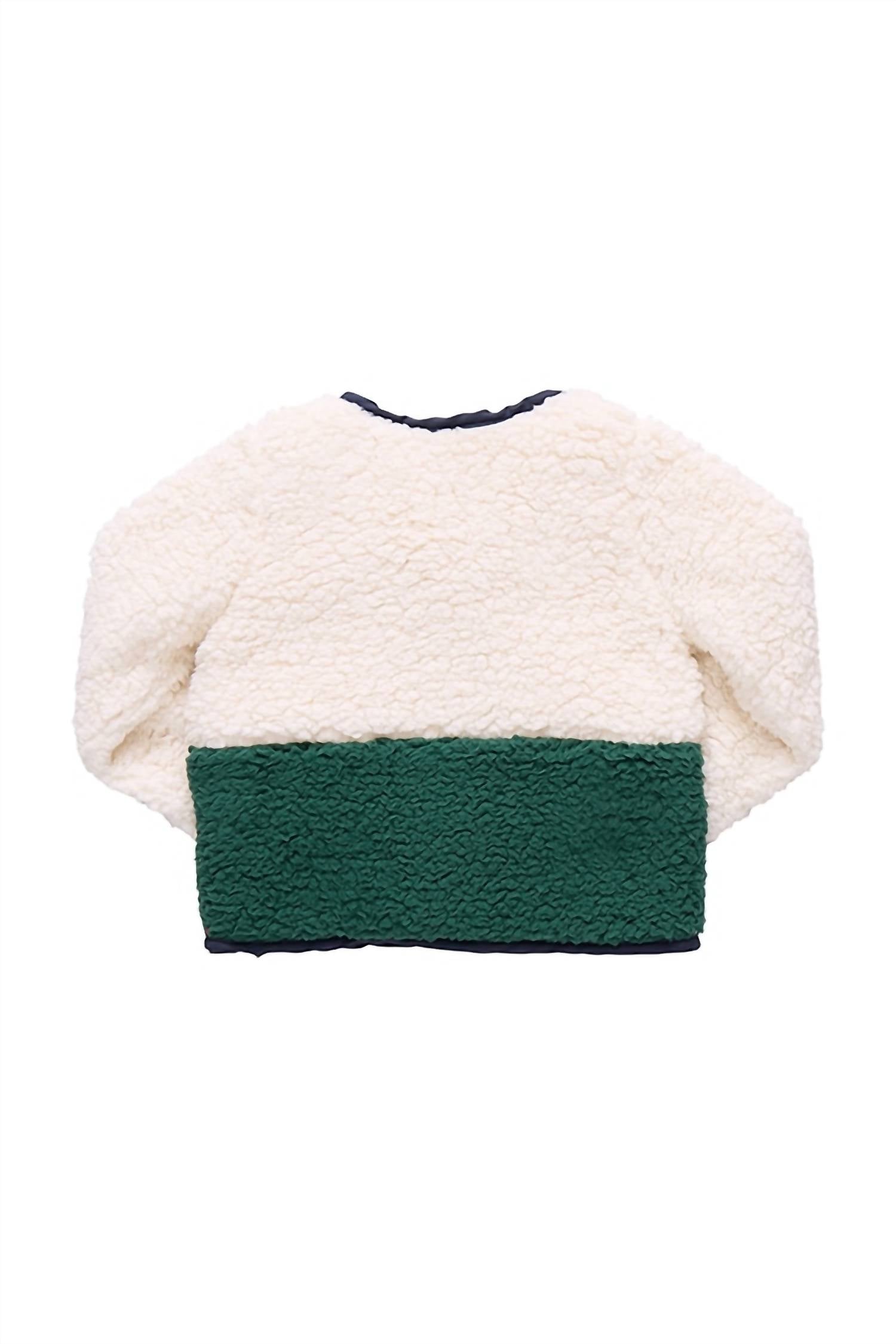 PINK CHICKEN Ruth Jacket in cream - kids' jacket - alternate view