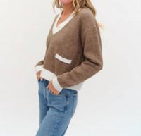 Six/Fifty - Libby V-neck Sweater
