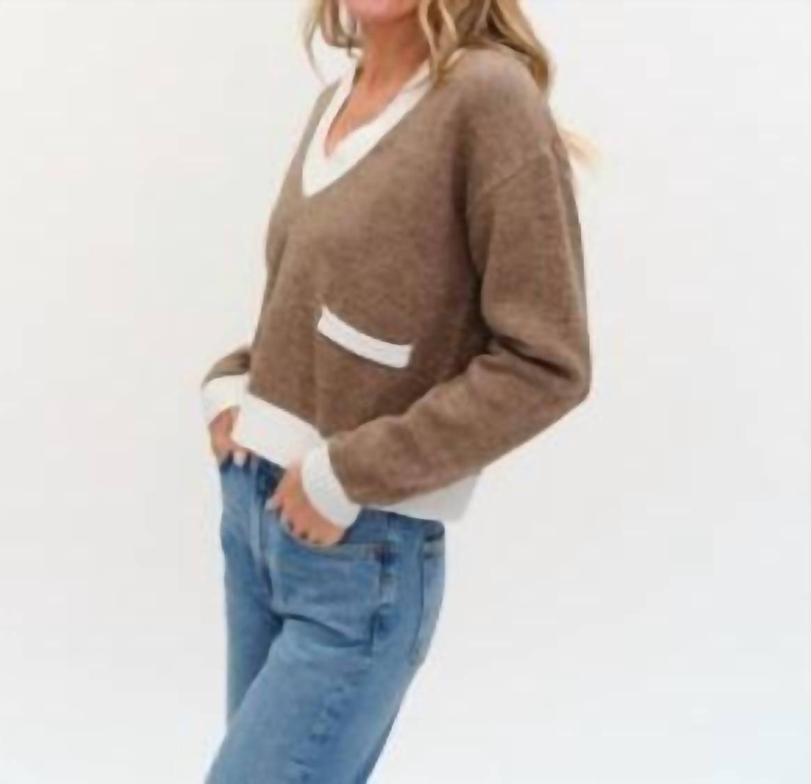 Six/Fifty - Libby V-neck Sweater