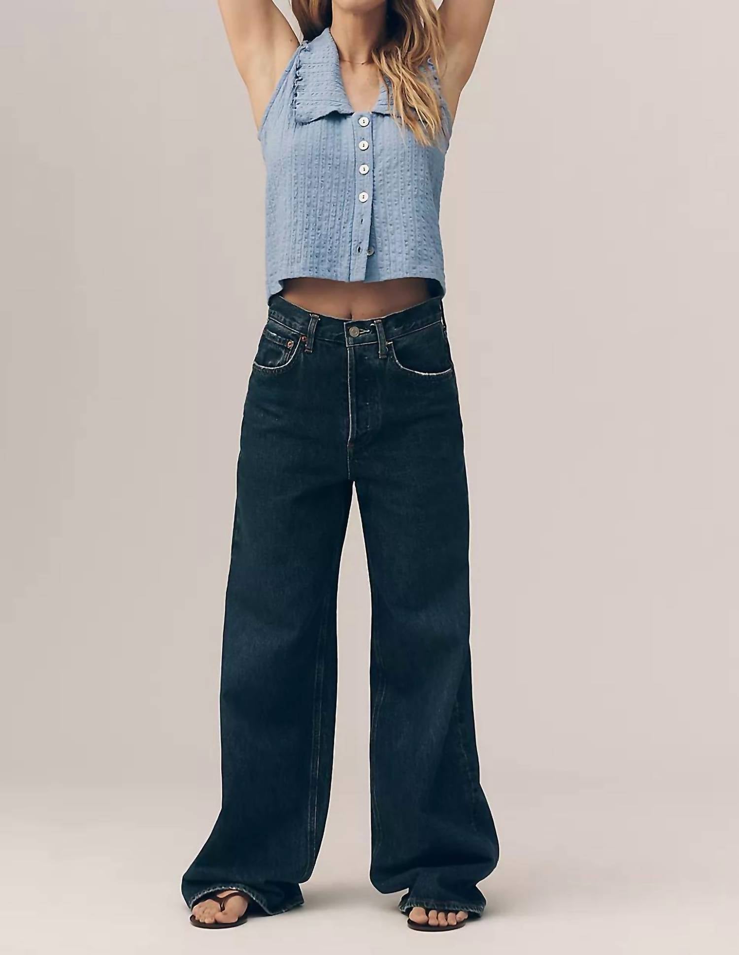 Nation Ltd - Rae Collared Tank Top