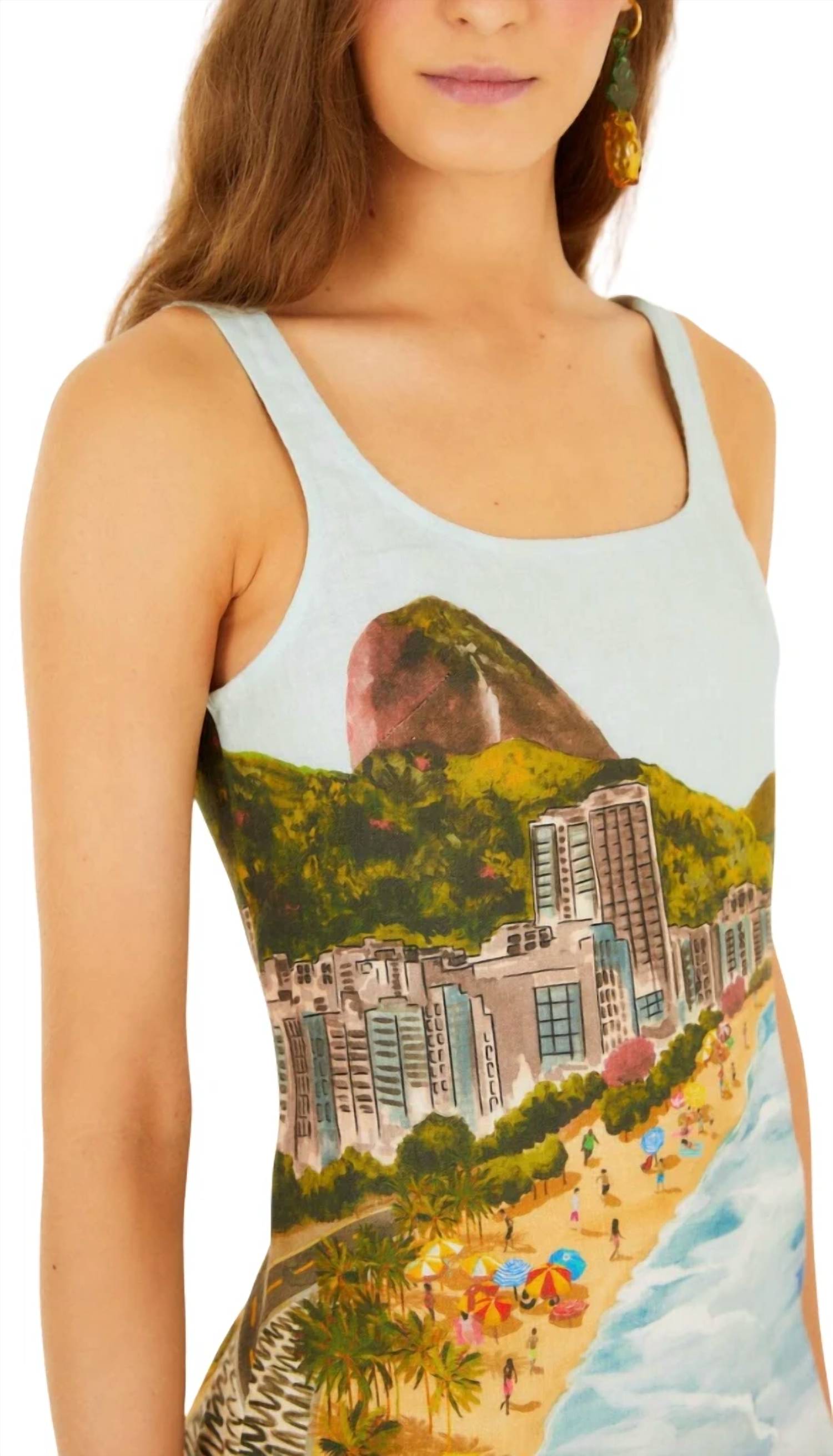 Farm Rio - Copacabana Beach Mini Dress