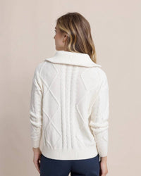 Southern Tide - Marta Cable Knit Quarter Zip Sweater