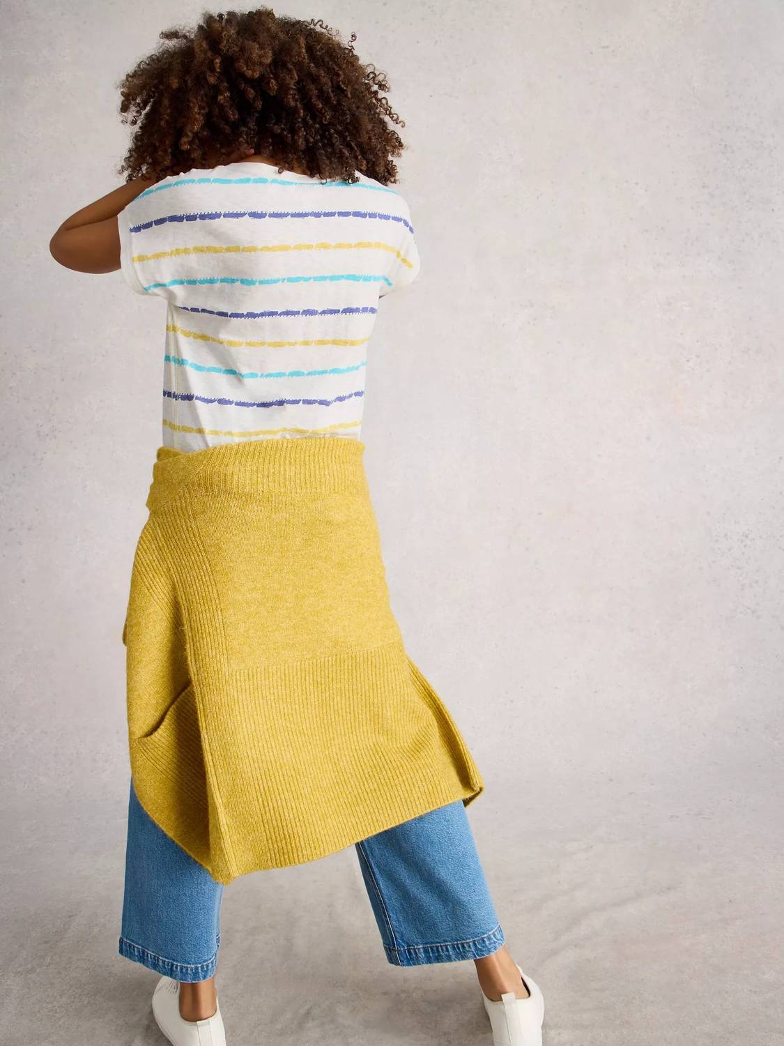 White Stuff - Nelly Notch Stripe Tee