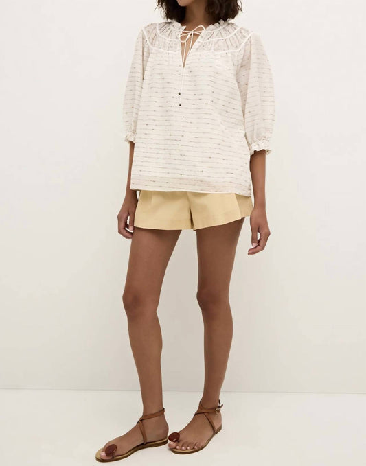 Marie Oliver - Finley Peasant Top