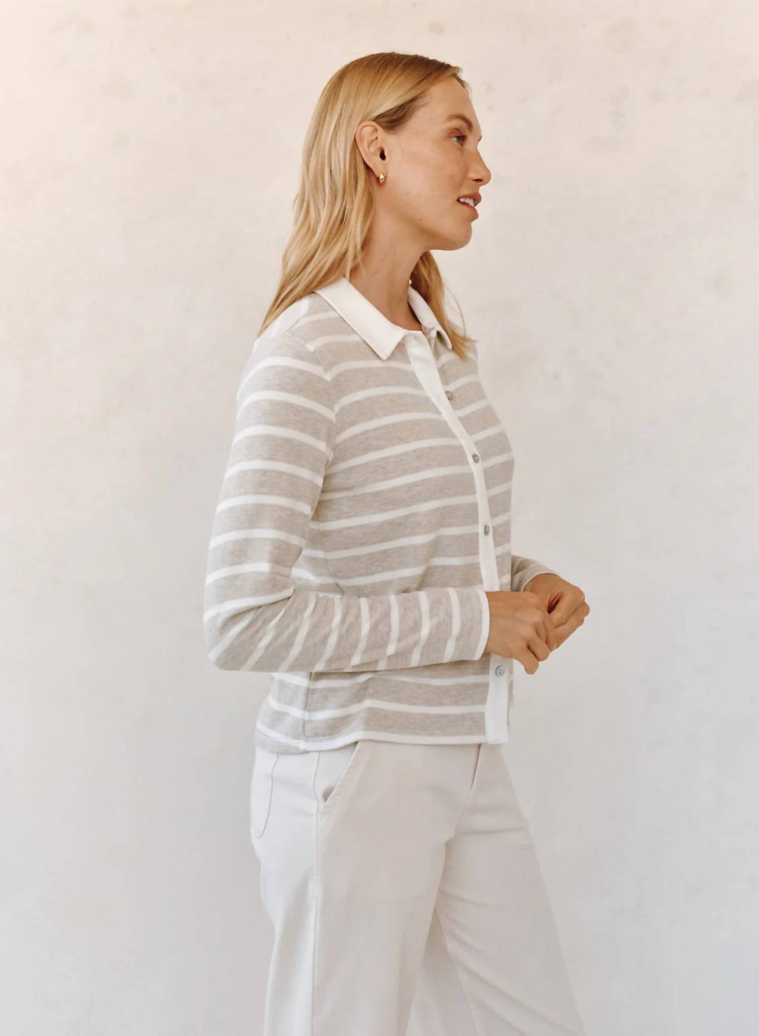 Bella Dahl - Contrast Placket Button Down Shirt