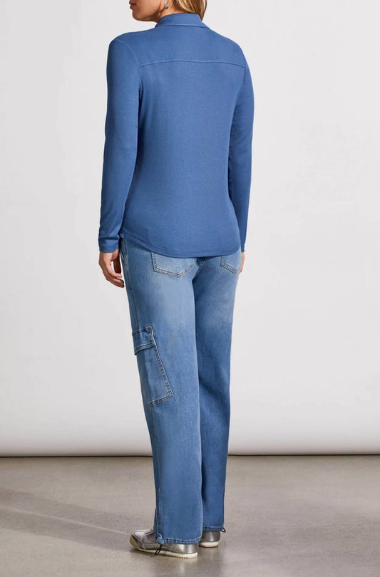 Tribal - Button Down Knit Shirt