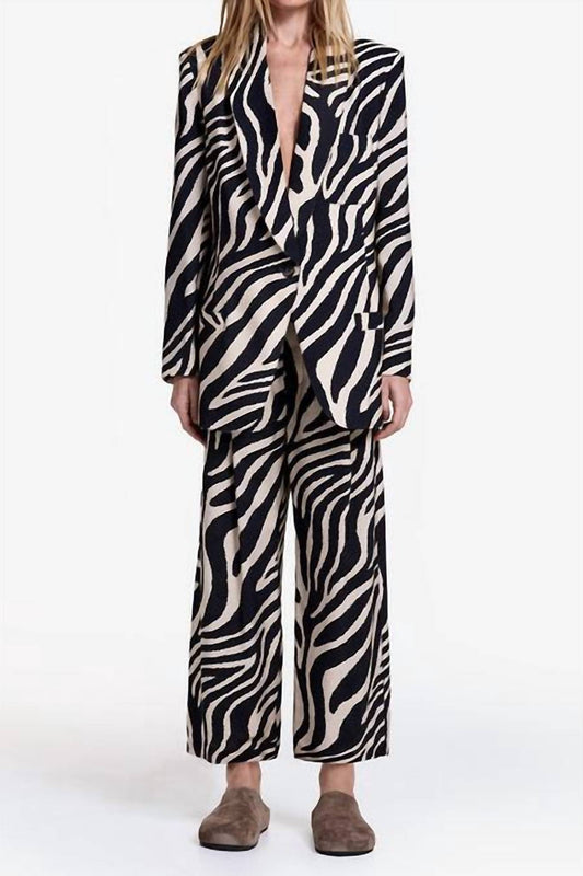 Smythe - Cropped Pleated Trousers