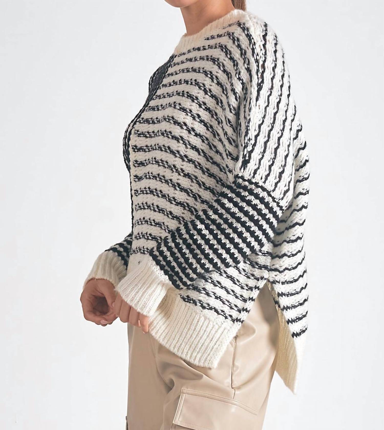 Elan - Mara Asymmetrical Sweater